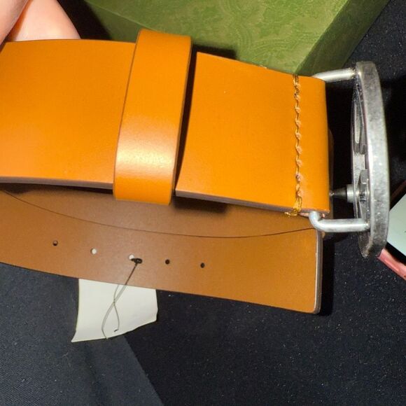 Brand new with box GUCCI 
Selleria Calfskin unisex  Interlocking G size 90 - Picture 6 of 8